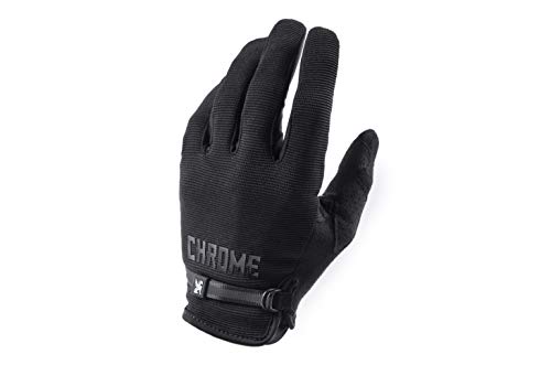 Chrome Industries Cycling Gloves Schwarz, Fingerhandschuh, Größe L - Farbe Black von Chrome