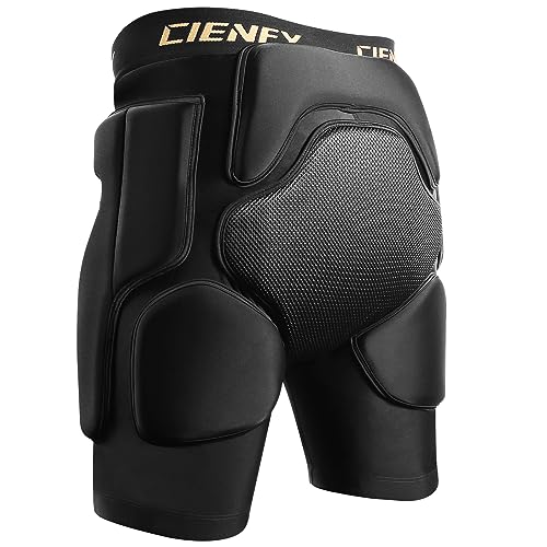 Cienfy 3D hüftschutz Eva protektorenhose gepolsterter Shorts impakthose steißbeinpad für Skifahren Skateboardfahren snowboardfahren und eislaufen von Cienfy