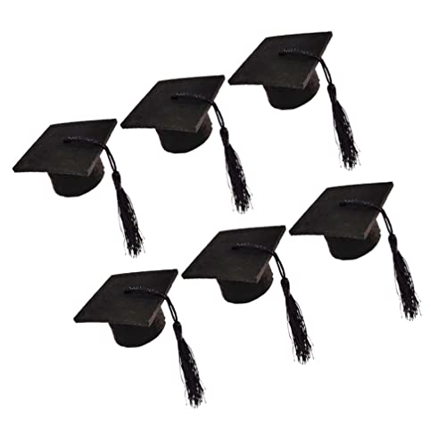 Ciieeo 6 Stück Flaschenaufsätze Doktorhut Mini-Doktorhut Doktorhut Weinflaschenverschluss Für Abschlussfeier Tischdekoration Ciieeo 6 Stück Flaschenaufsätze Doktorhut Mini-Doktorhut Doktorhut Weinflaschenverschluss Für Abschlussfeier Tischdekoration von Ciieeo