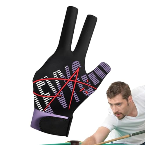 Cileznw Billard-Queue-Sport-Handschuhe, Unisex, rutschfeste Textur, Sport-Zubehör für Männer und Frauen von Cileznw