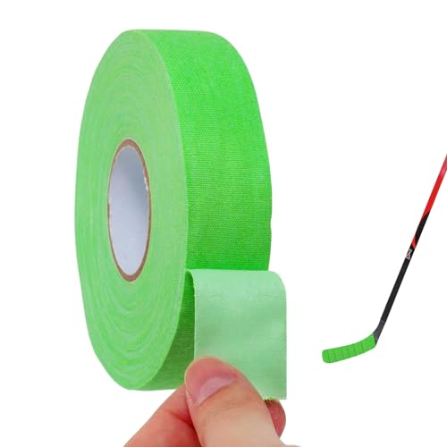 Cimown Hockey Tape,Hockeyschlägerband,Grünes Hockey-Band,25m × 25mm Selbstklebendes Griffband,Geeignet für Badminton-, Tennis- und Golfschläger Cimown Hockey Tape,Hockeyschlägerband,Grünes Hockey-Band,25m × 25mm Selbstklebendes Griffband,Geeignet für Badminton-, Tennis- und Golfschläger von Cimown