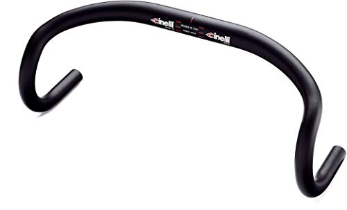 Cinelli Aluminium-Lenker Pista schwarz schwarz 42cm Cinelli Aluminium-Lenker Pista schwarz schwarz 42cm von Cinelli