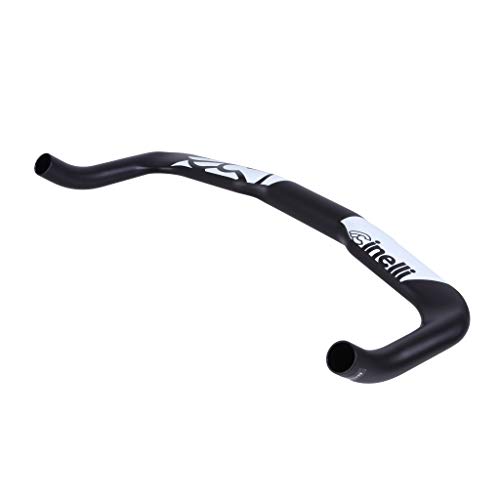 Cinelli Unisex-Erwachsene Bullhorn Lenker, Schwarz, 40 cm Cinelli Unisex-Erwachsene Bullhorn Lenker, Schwarz, 40 cm von Cinelli