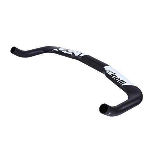 Cinelli Unisex-Erwachsene Bullhorn Lenker, Schwarz, 40 cm von Cinelli