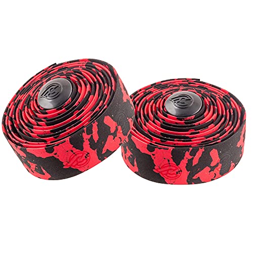 Cinelli Herren Macro Makro Splash Bar Tape – Weiß, rot/schwarz, Einheitsgröße von Cinelli