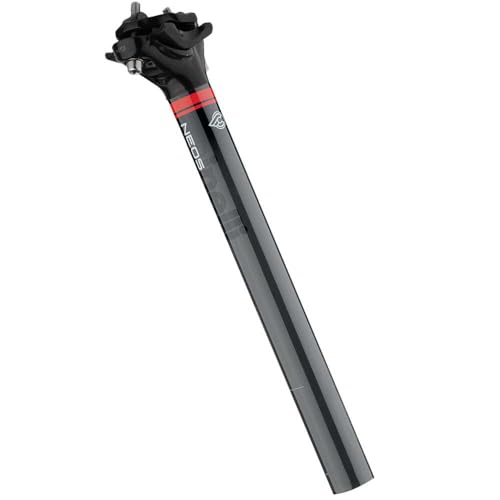 Cinelli Neos Carbon Sattelstütze, Schwarz/Rot, 27,2 mm Cinelli Neos Carbon Sattelstütze, Schwarz/Rot, 27,2 mm von Cinelli
