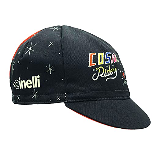 Cinelli Unisex Sergio Mora Cosmic Riders Radkappe, Schwarz, Einheitsgröße von Cinelli