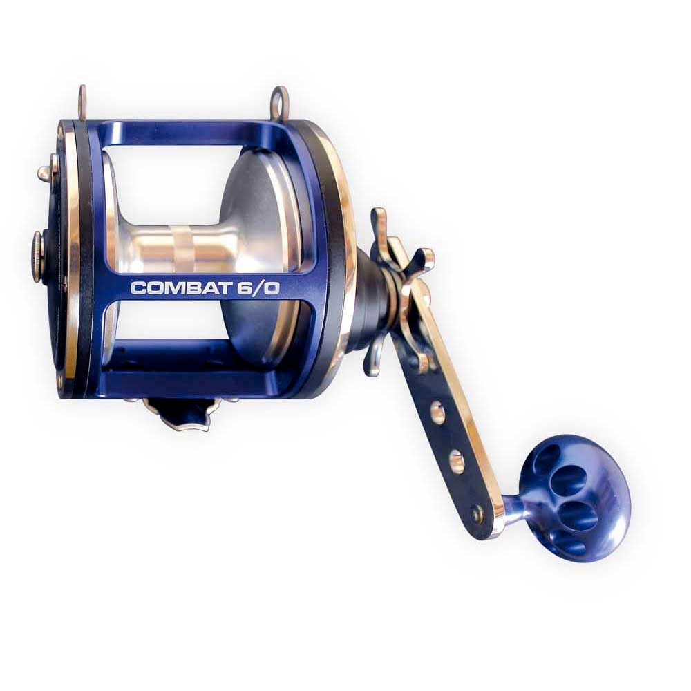 Cinnetic Combat 6/0 Alu Trolling Reel Blau von Cinnetic