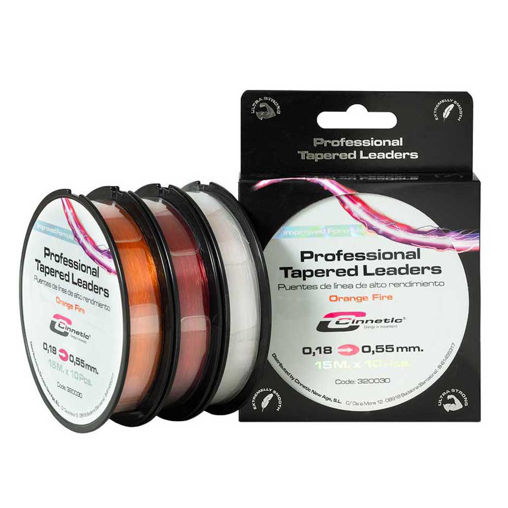 Cinnetic Professionals Tapered Leader Orange 0.230-0.570 mm Cinnetic Professionals Tapered Leader Orange 0.230-0.570 mm von Cinnetic