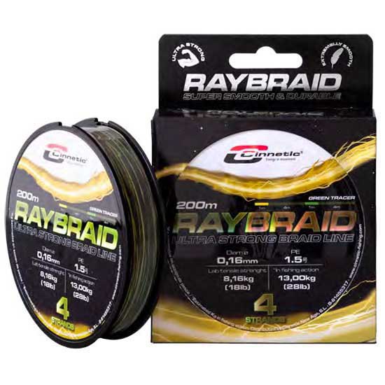 Cinnetic Raybraid 4 270 M Braided Line Golden 0.250 mm Cinnetic Raybraid 4 270 M Braided Line Golden 0.250 mm von Cinnetic