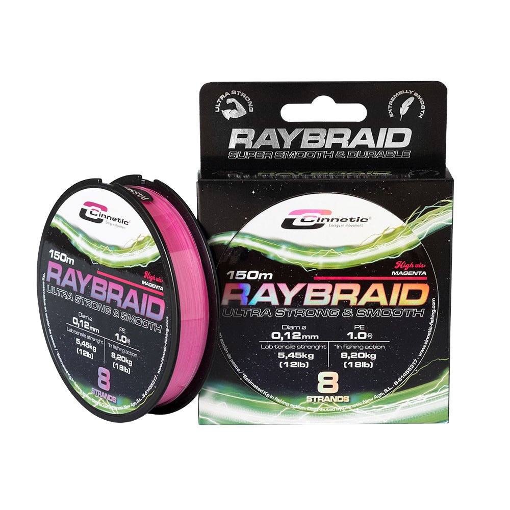 Cinnetic Raybraid Braided Line 200 M Rosa 0.180 mm Cinnetic Raybraid Braided Line 200 M Rosa 0.180 mm von Cinnetic