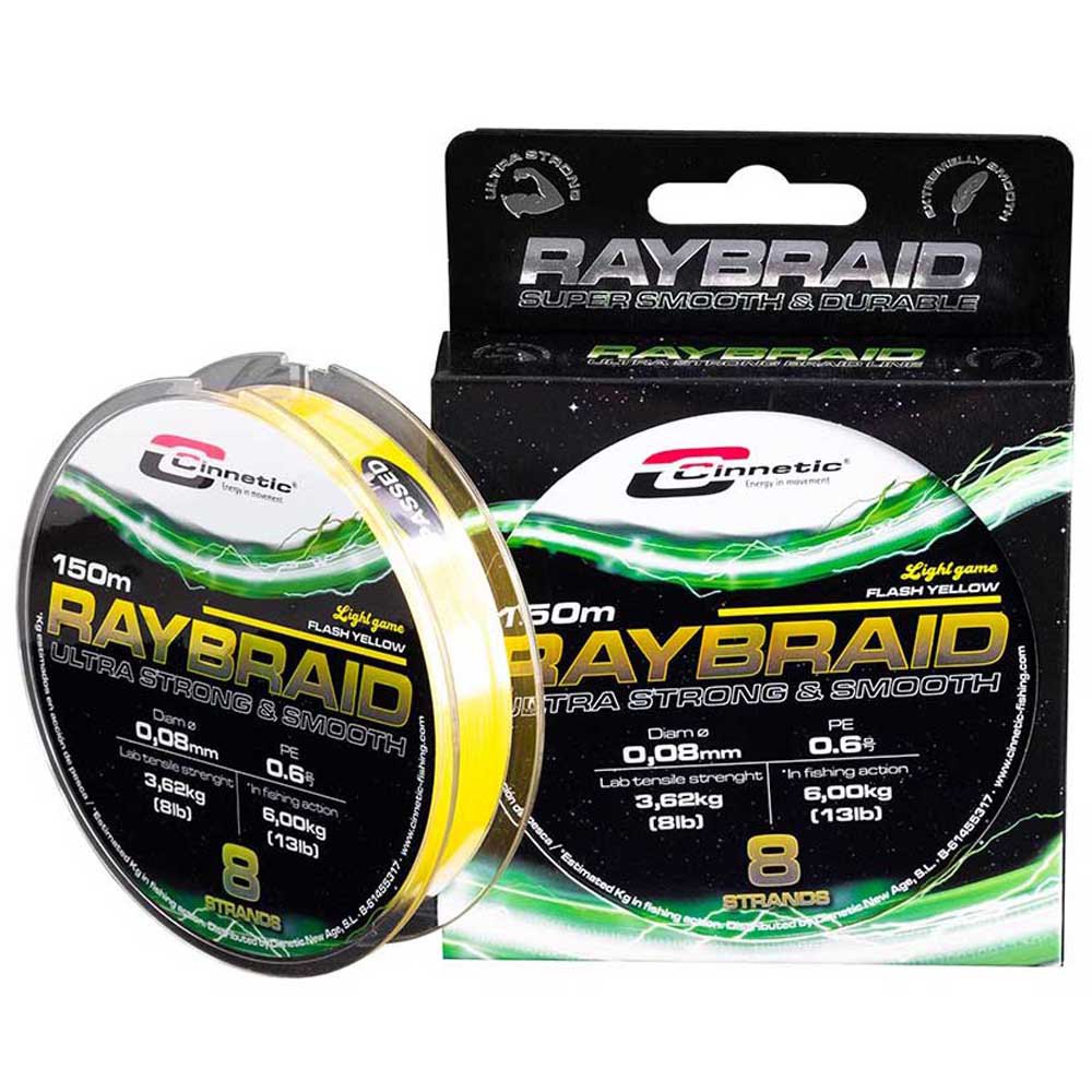 Cinnetic Raybraid Light Game Flash Braided Line 150 M Gelb 0.080 mm Cinnetic Raybraid Light Game Flash Braided Line 150 M Gelb 0.080 mm von Cinnetic