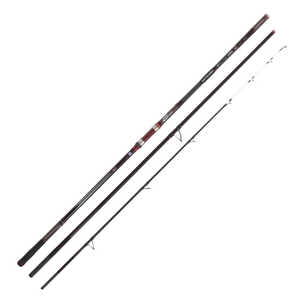 Cinnetic Raycast Red Fire Ti Rv 45° Flexi Tip Hybrid Surfcasting Rod Silber 4.25 m / 125-250 g von Cinnetic