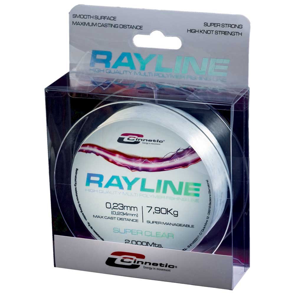 Cinnetic Rayline Braided Line 2000 M Durchsichtig 0.160 mm von Cinnetic