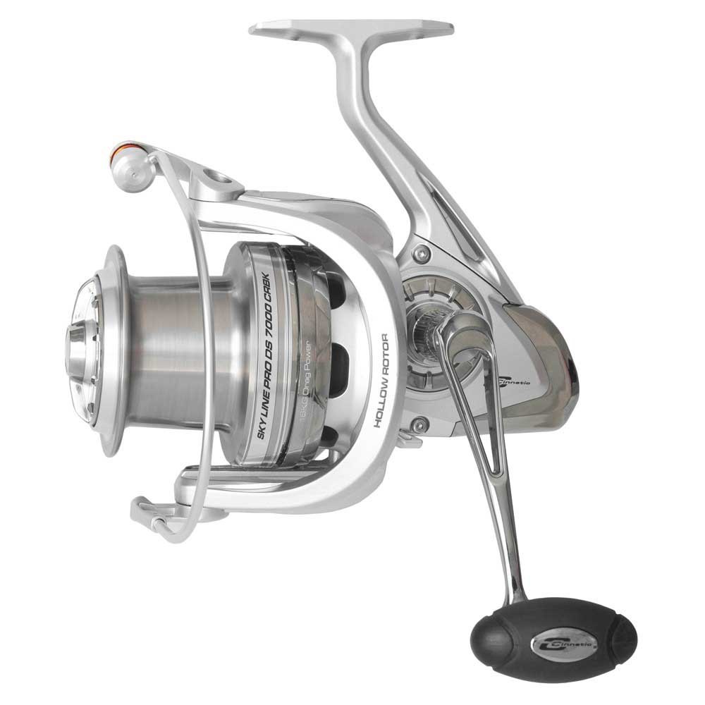 Cinnetic Sky Line Pro Ds Crbk Surfcasting Reel Silber 6500 von Cinnetic