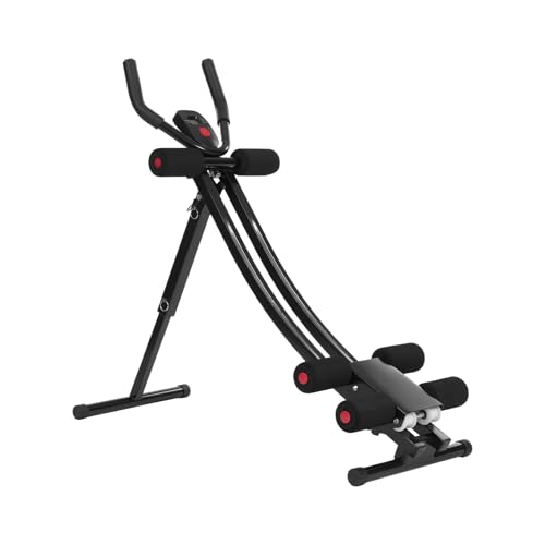 Klappbarer Bauchtrainer: Hantelbank für Ganzkörpertraining, Sit-Up-Bank, Bauchmuskeltrainer mit LCD-Monitor, bis 200kg Nutzergewicht Klappbarer Bauchtrainer: Hantelbank für Ganzkörpertraining, Sit-Up-Bank, Bauchmuskeltrainer mit LCD-Monitor, bis 200kg Nutzergewicht von Ciounmb