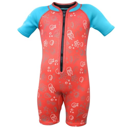 Circle One Unisex-Baby Pulse Neoprenanzug, rot, 104 Circle One Unisex-Baby Pulse Neoprenanzug, rot, 104 von Circle One