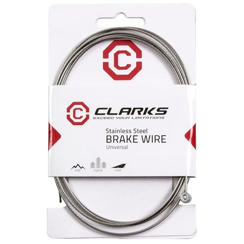 Clarks Tandem Bremskabel hinten, 305 cm, silberfarben/Rot Clarks Tandem Bremskabel hinten, 305 cm, silberfarben/Rot von Clarks