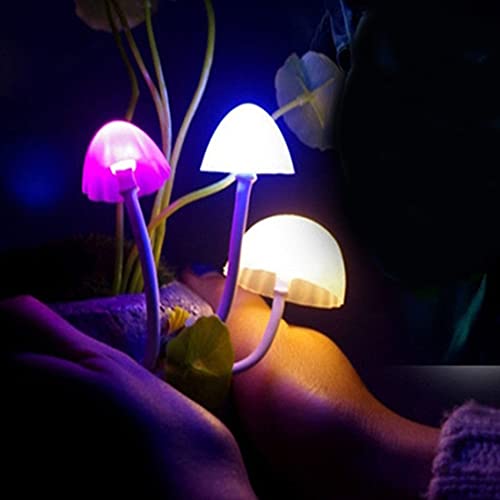 Clenp Niedliche Nachtlicht, 1 stück kreative pilz führte Avatar Nacht leichte Bett sparen Sensor licht Lampe romantisch von Clenp