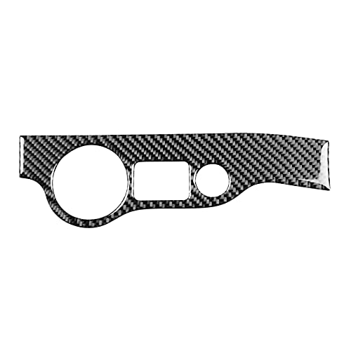 Scheinwerferabdeckung Schwarz Schutzverkleidung Für Carbon-Autoscheinwerferschalter Kompatibel Mit Dodg-e Challenger Ab 2015 Schwarz von Clenp