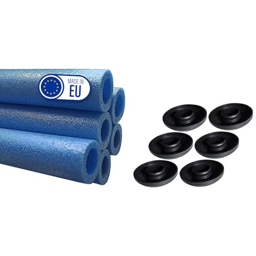 Clever Leon Schaumstoff Rohre Trampolin Stangenschutz Polster Für Trampolinstangen 6 Stück Mit Kappen Schaumstoffhülsen Für Trampolinstangen 180 cm blau Clever Leon Schaumstoff Rohre Trampolin Stangenschutz Polster Für Trampolinstangen 6 Stück Mit Kappen Schaumstoffhülsen Für Trampolinstangen 180 cm blau von Clever Leon