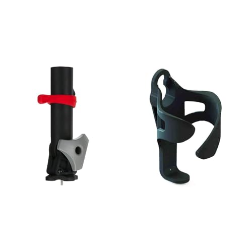 Clicgear Deluxe verstellbarer Schirmhalter, schwarz/grau Golftrolley-Becherhalter XL, schwarz Clicgear Deluxe verstellbarer Schirmhalter, schwarz/grau Golftrolley-Becherhalter XL, schwarz von Clicgear