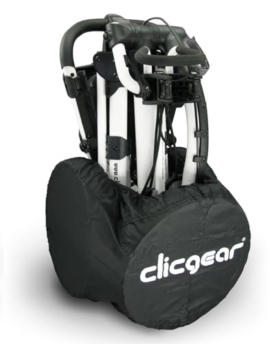 Longridge CGWC01 Clicgear Golf Trolley Radabdeckungen, Schwarz, Groß von Clicgear