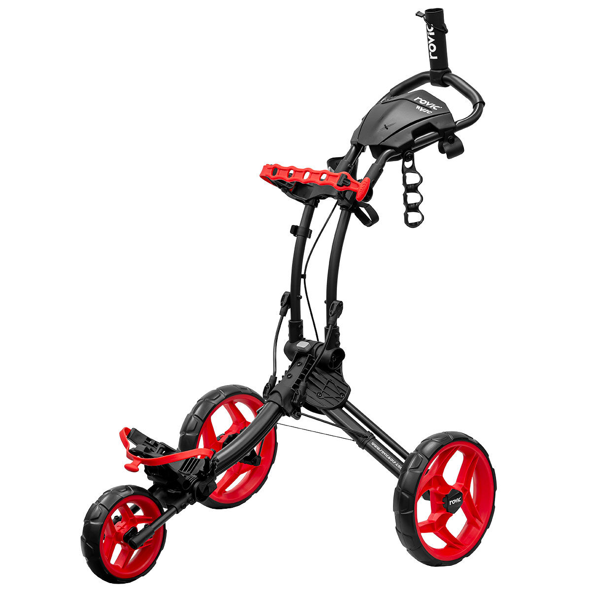 Clicgear Black and Red Lightweight Rovic RV1C Golf Trolley | American Golf, One Size von Clicgear