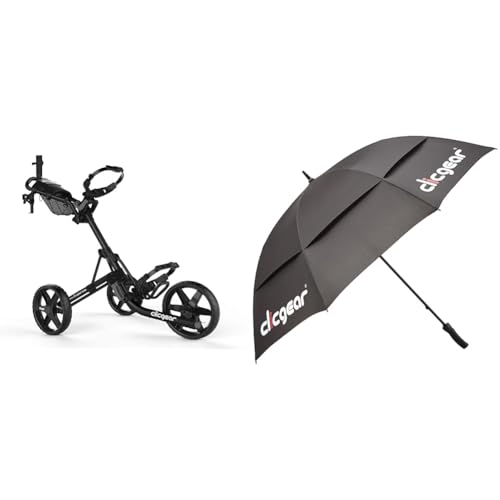 Clicgear Unisex 4.0 4 0 TROLLEY BLACK, Black, One Size UK UMBRELLA - BLACK Clicgear Unisex 4.0 4 0 TROLLEY BLACK, Black, One Size UK UMBRELLA - BLACK von Clicgear