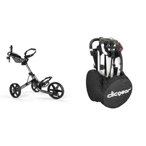 Clicgear Unisex 4.0 4 0 TROLLEY Silver, Silver, One Size UK WHEEL COVERS Clicgear Unisex 4.0 4 0 TROLLEY Silver, Silver, One Size UK WHEEL COVERS von Clicgear