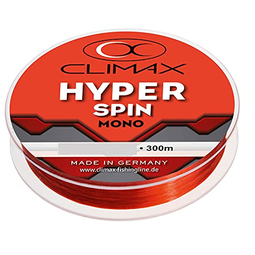 Climax Hyper Spin Rot monofile Angelschnur, Durchmesser pro mm:0.18, Länge m:300 Climax Hyper Spin Rot monofile Angelschnur, Durchmesser pro mm:0.18, Länge m:300 von Climax
