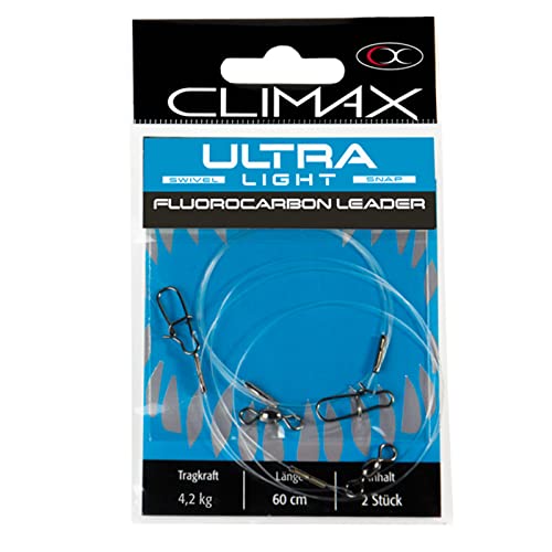 Climax Ultra LIGHT Fluorocarbon, 2pc, 60cm 4,2kg Climax Ultra LIGHT Fluorocarbon, 2pc, 60cm 4,2kg von Climax