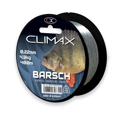 Climax Zielfischschnur Barsch Länge 400m ø0,22mm von Climax