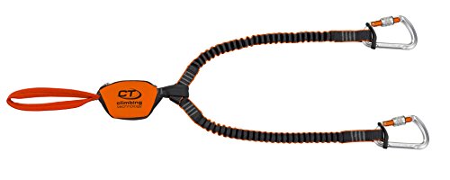 Climbing Technology Classic-k Slider, Set Ferrata Unisex – Erwachsene, Orange/Grau, Einheitsgröße von Climbing Technology