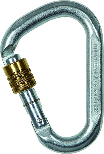 Climbing Technology Snappy SG HMS Edelstahl-Verschluss mit Sicherheitsverschluss, silberfarben, Silber von Climbing Technology