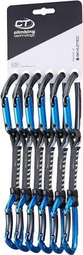 Climbing Technology Unisex-Adult LIME SET UL 12 cm Quickdraw, Antrax/Electric Blue, One size von Climbing Technology