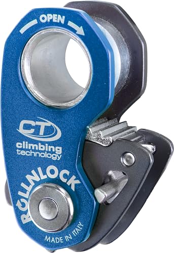 Climbing Technology Unisex-Adult Rollnlock, Anthrazit/Electricblue sperren, Einheitsgröße von Climbing Technology