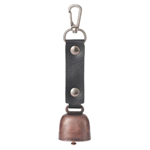 Closer Outdoor Camping Bär Repellent Bell Charm Zubehör Ornament Glocke Schlüsselanhänger Kuhglocke Zubehör Schwarz von Closer