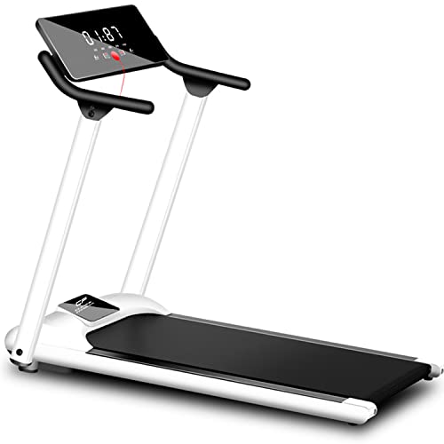 Elektrisches Laufband, faltbar, geeignet für Indoor-Fitnessübungen, Weiß Elektrisches Laufband, faltbar, geeignet für Indoor-Fitnessübungen, Weiß von Clover fitness