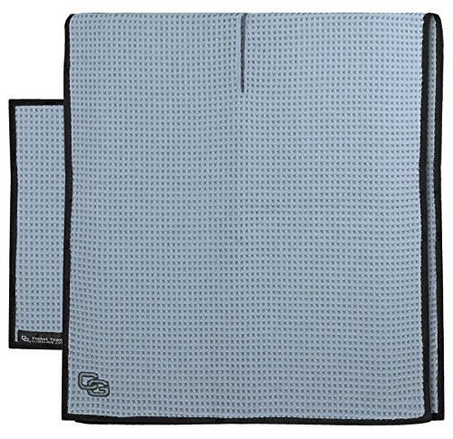 Club Glove Tandem-Handtuch-Set aus Mikrofaser, Blau von Club Glove