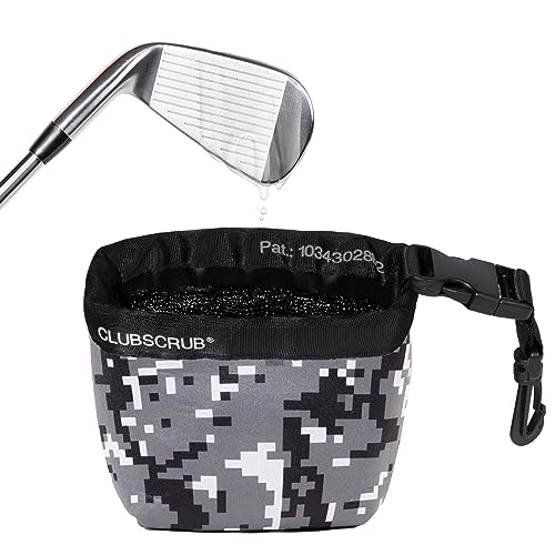 Club Scrub Golfschläger- und Golfball-Reinigungstasche, wasserdicht, sauberes Gesichtstechnologie-Futter, perfekt trockenes Neopren-Außenmaterial, Abnehmbarer Clip, maschinenwaschbar, reinigt Club Scrub Golfschläger- und Golfball-Reinigungstasche, wasserdicht, sauberes Gesichtstechnologie-Futter, perfekt trockenes Neopren-Außenmaterial, Abnehmbarer Clip, maschinenwaschbar, reinigt von Club Scrub