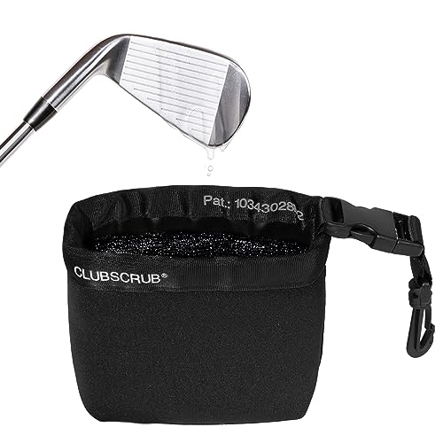 Club Scrub Reinigungsbeutel für Golfschläger und Golfbälle, wasserdichtes Innenfutter mit sauberer Gesichtstechnologie, perfekt trockenes Neopren-Außenmaterial, Abnehmbarer Clip, maschinenwaschbar, Club Scrub Reinigungsbeutel für Golfschläger und Golfbälle, wasserdichtes Innenfutter mit sauberer Gesichtstechnologie, perfekt trockenes Neopren-Außenmaterial, Abnehmbarer Clip, maschinenwaschbar, von Club Scrub