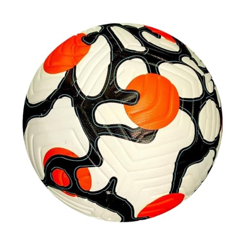 Clyictz Fußball in Standardgröße 5, Polyurethan, thermisch gebunden, nahtlos, auslaufsicher, für Erwachsene, Outdoor, Gras, Training, Match, Fußball von Clyictz