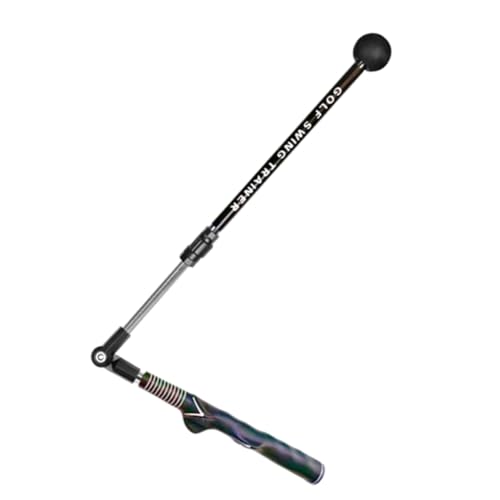 Clyictz Golfschwungtrainer, tragbar, verstellbar, um Scharnier, Unterarmdrehung, Schulterdrehung (rechte Hand) von Clyictz