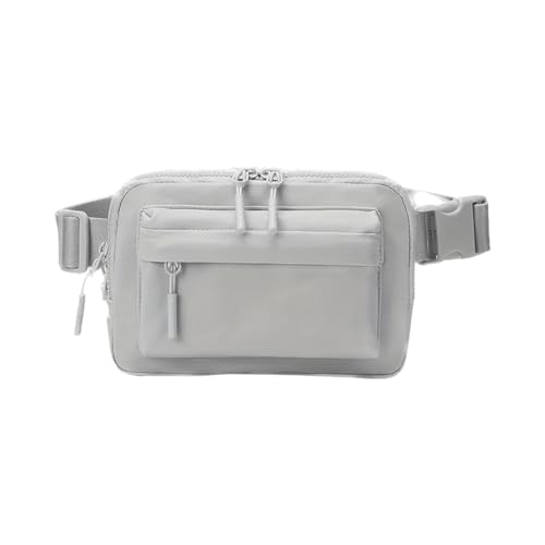 Clyictz Wasserdichte Nylon-Tasche zum Laufen, Outdoor-Sporttasche, vielseitig für die Aufbewahrung von wichtigen Gegenständen während des Trainings, einfache Installation, grau von Clyictz