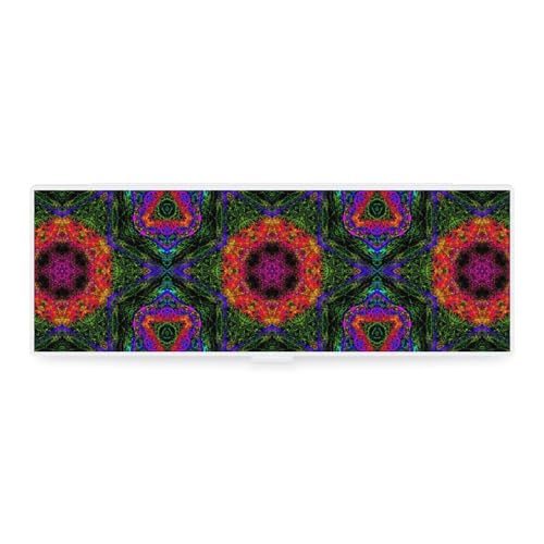 Cmagnifico Federmäppchen, psychedelisches Kaleidoskop, kreative einfache Schreibwaren-Box, 19,5 x 6,8 x 3 cm, Stil:, Einheitsgröße, Federmäppchen von Cmagnifico