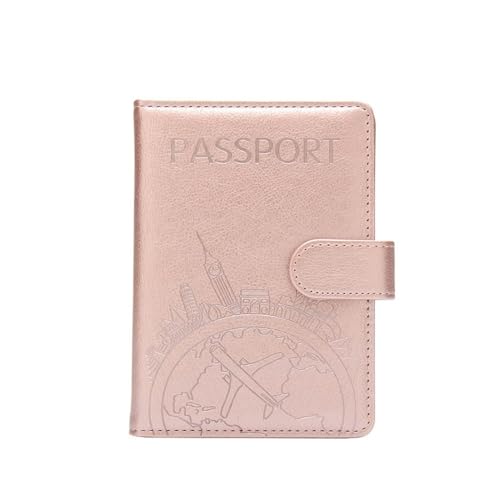 Cmis Kbei Anti-Diebstahl Global Tourism Passport Cover Wallet Bag Herren Damen ID Adresskartenhalter Tragbares Reisezubehör, rose, Einheitsgröße von Cmis Kbei