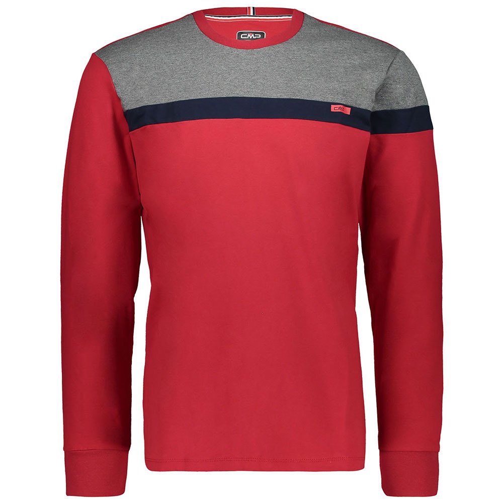 Cmp 39d4577 Long Sleeve T-shirt Rot 3XL Mann von Cmp