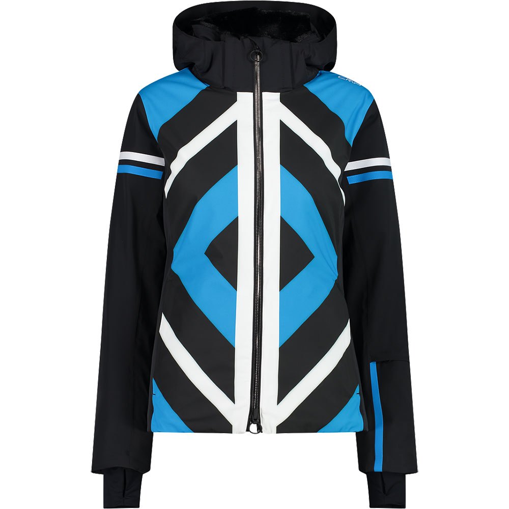Cmp Zip Hood 32w0256 Jacket Blau,Schwarz 2XL Frau Cmp Zip Hood 32w0256 Jacket Blau,Schwarz 2XL Frau von Cmp