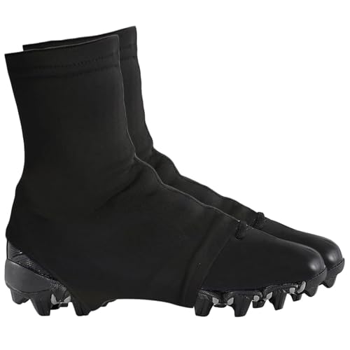 Cndiyald Football Cleat deckt 1 Paar Elastizität und Dehnbare Nicht-Schlupf-Fußball-Spats, die Sand aus dem Mehrzweck-Stollen fußbalken, Fußball Spats schwarz Cndiyald Football Cleat deckt 1 Paar Elastizität und Dehnbare Nicht-Schlupf-Fußball-Spats, die Sand aus dem Mehrzweck-Stollen fußbalken, Fußball Spats schwarz von Cndiyald